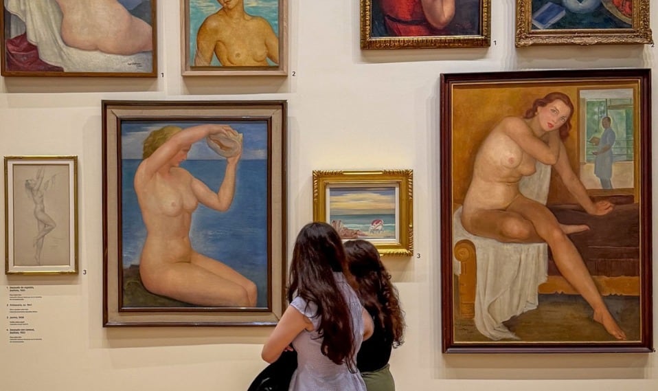 El curador David Caliz Manjarrez estructuró la exhibición en los apartados “Entre la tradición y la vanguardia”, “La radicalidad cubista”, “El retorno al orden”, “El esplendor del cuerpo” y “Otro lenguaje mural”. (MUNAL)