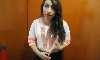 La joven lanzó otro video