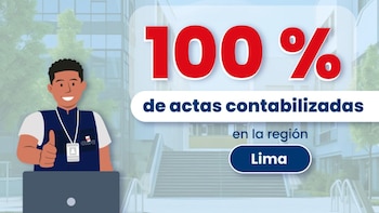 ONPE llega al 100% en la región Lima: Sí habrá segunda vuelta de las ERM 2026 entre estos dos candidatos