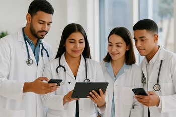 El proceso de inscripción para residencias médicas será del 17 de abril al 1 de mayo a través de la plataforma electrónica del MSP. (Cortesía: Med Simulador)