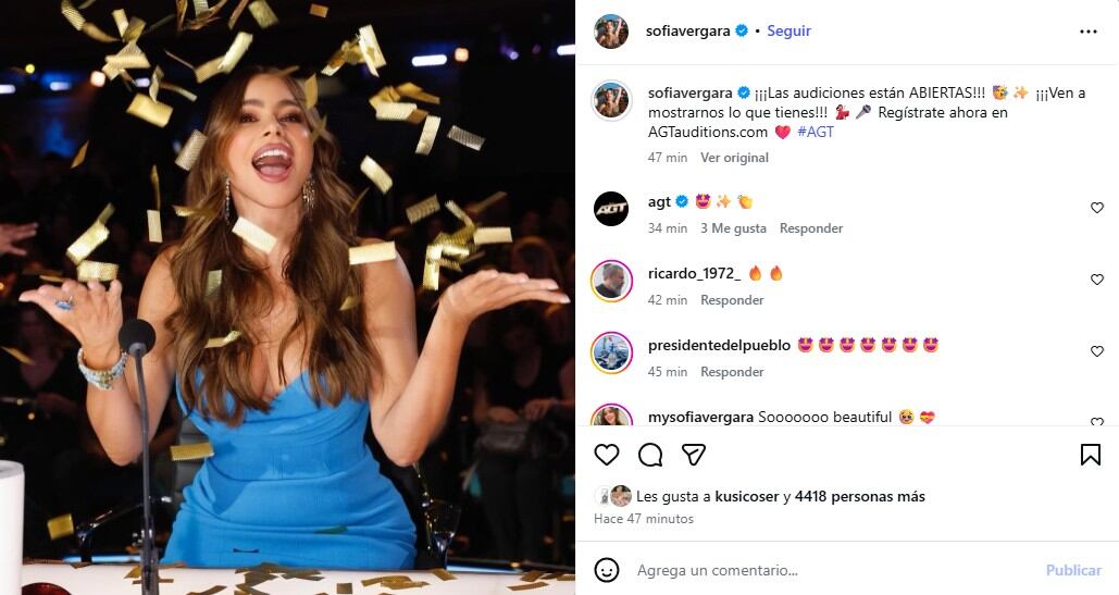 La colombiana confirmó su regreso para la temporada 21 de