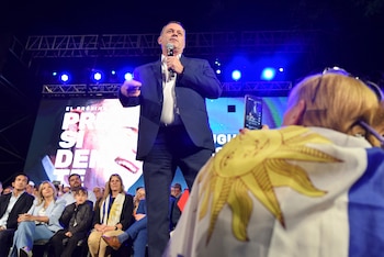 Álvaro Delgado cerró su campaña