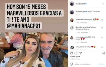 Este domingo, la pareja cumplió