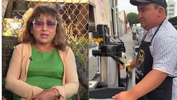 María advirtió que perder el TPS pondría en riesgo el tratamiento, las rutinas y la estabilidad de su hijo Richard en California. (Cortesía: Univisión 34 Los Ángeles)