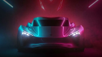 La vista frontal de la