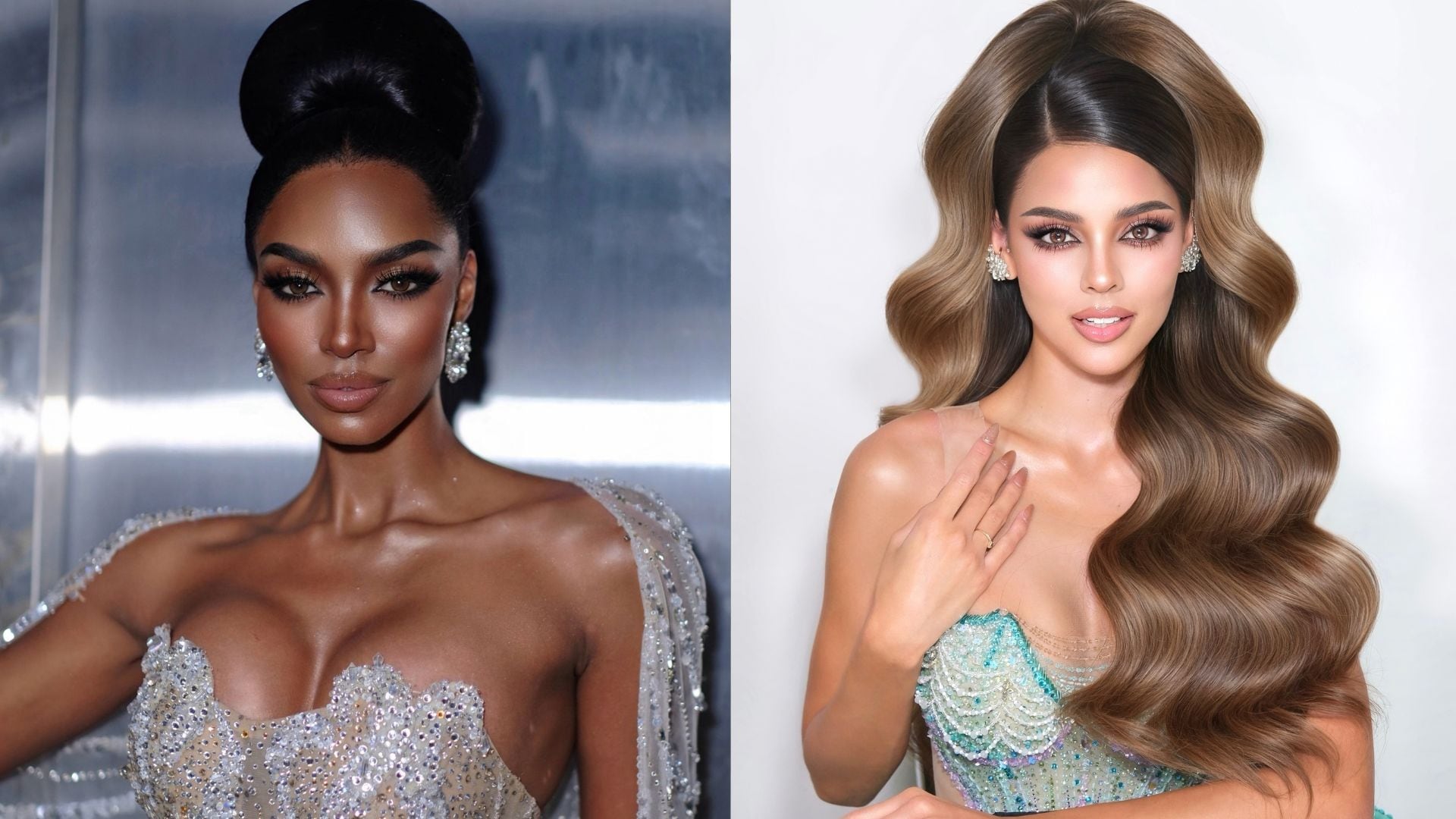Zuliet Seminario se quedó sin vestidos antes de la gala preliminar del ‘Miss Grand International′ y Luciana Fuster salió a ayudarla