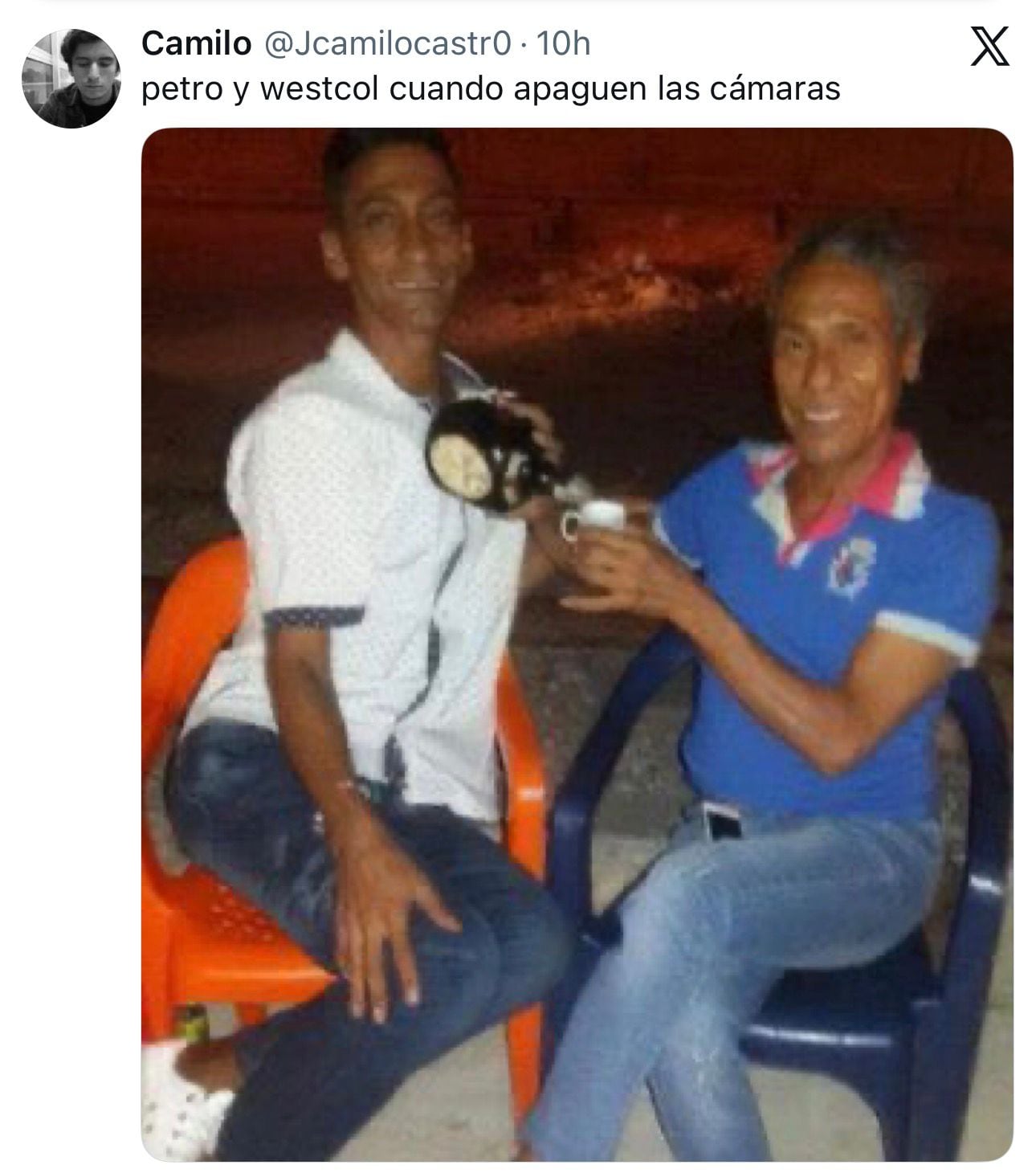 Los usuarios también bromearon sobre lo que ocurrió tras el cierre de la transmisión, utilizando imágenes humorísticas para ilustrar sus comentarios - crédito redes sociales / X