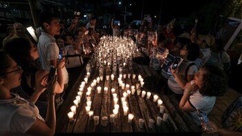 Familiares y amigos de presos