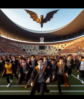 El Estadio Azteca versión Harry