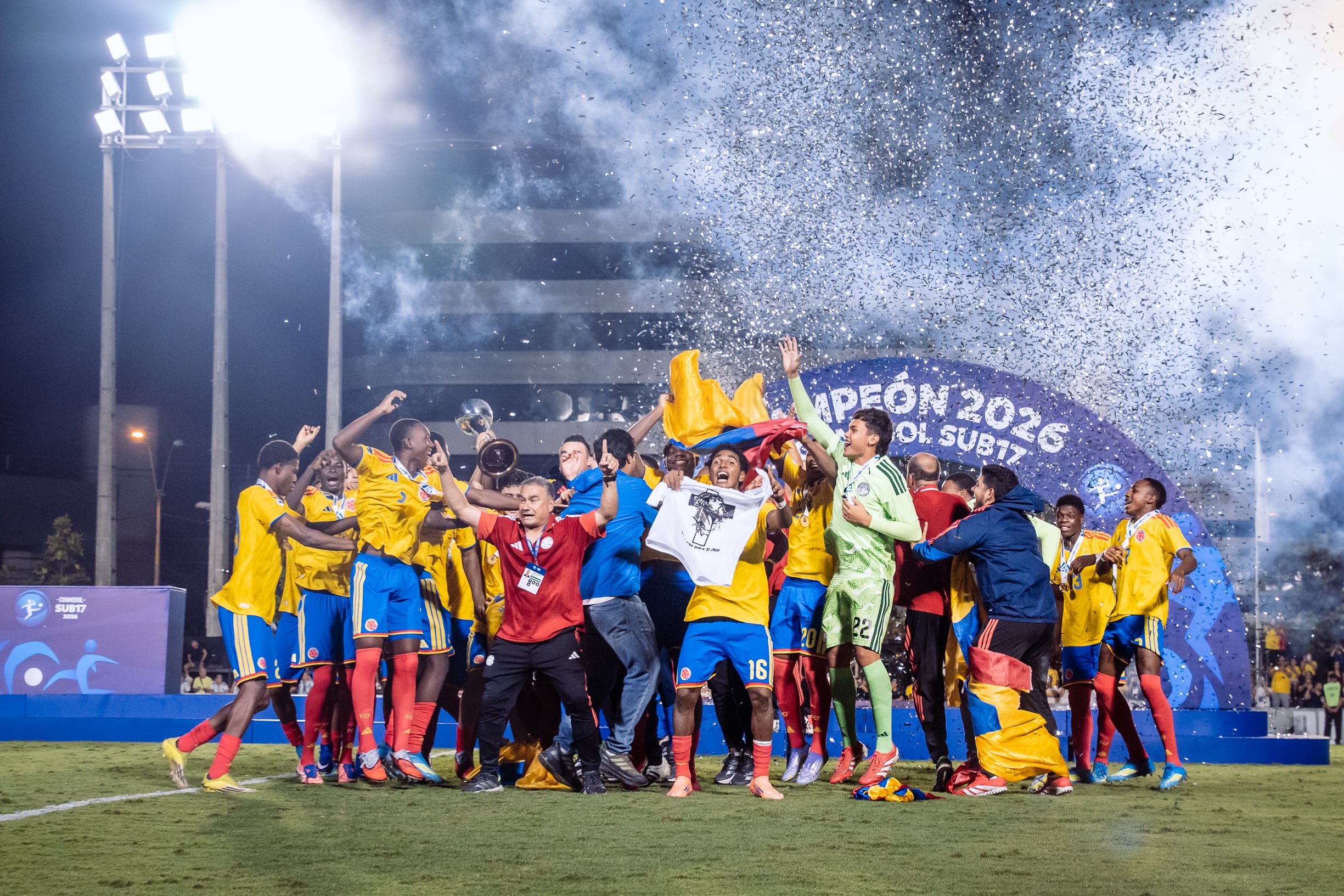 La selección Colombia ganó cuatro partidos y solo perdió un partido en el Sudamericano Sub-17 - crédito Conmebol