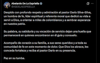 Abelardo de la Espriella - crédito @ABDELAESPRIELLA/X