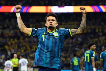 Luis Díaz fue elegido como el mejor jugador del partido - crédito Alfredo ESTRELLA / AFP