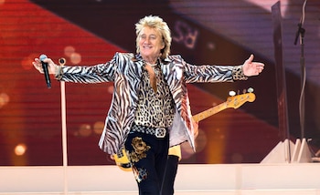 Rod Stewart tuvo algunos casos de parejas más jóvenes que él (Reuters(