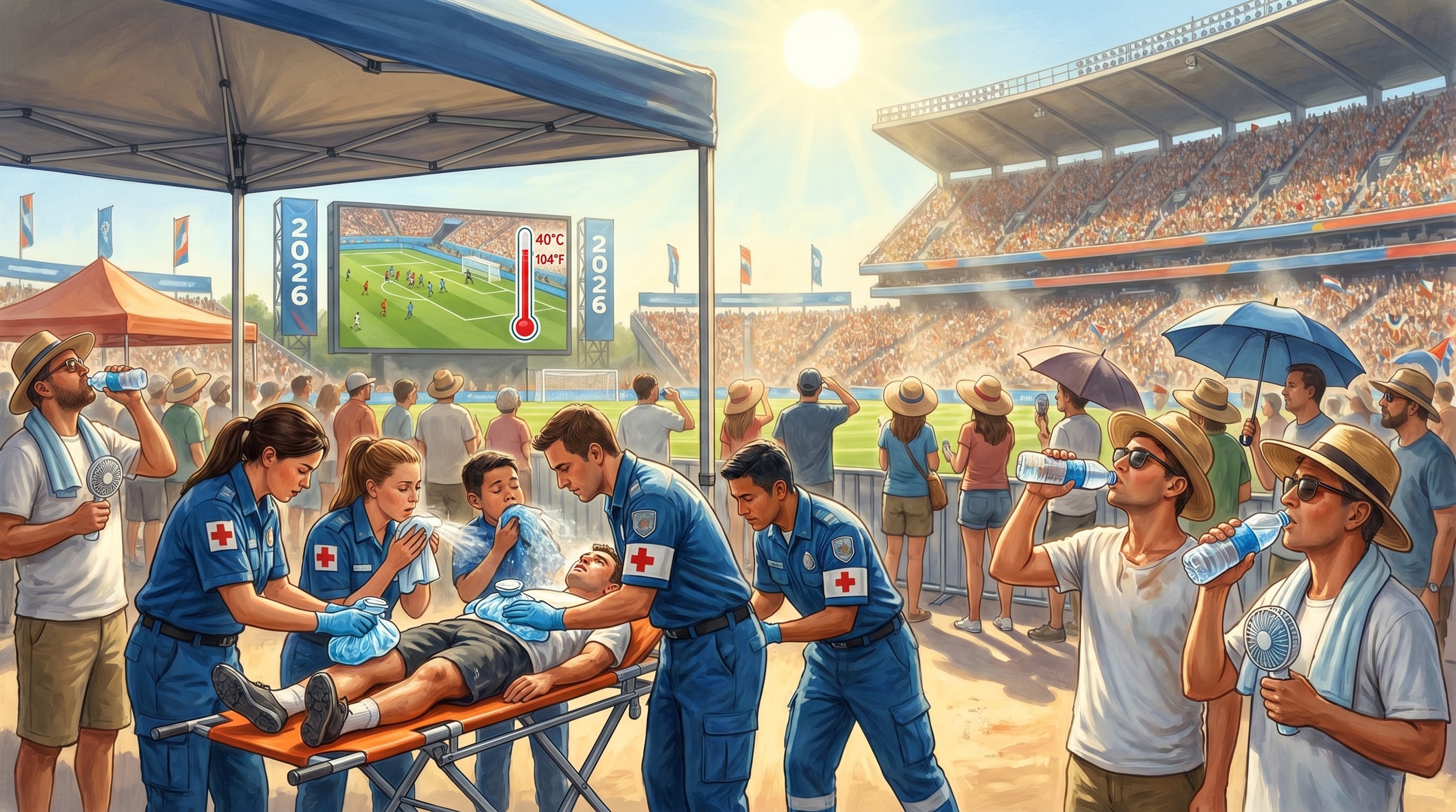 Durante el Mundial 2026 habrán muchos hospitales cercanos a los estadios. (Imagen Ilustrativa Infobae)