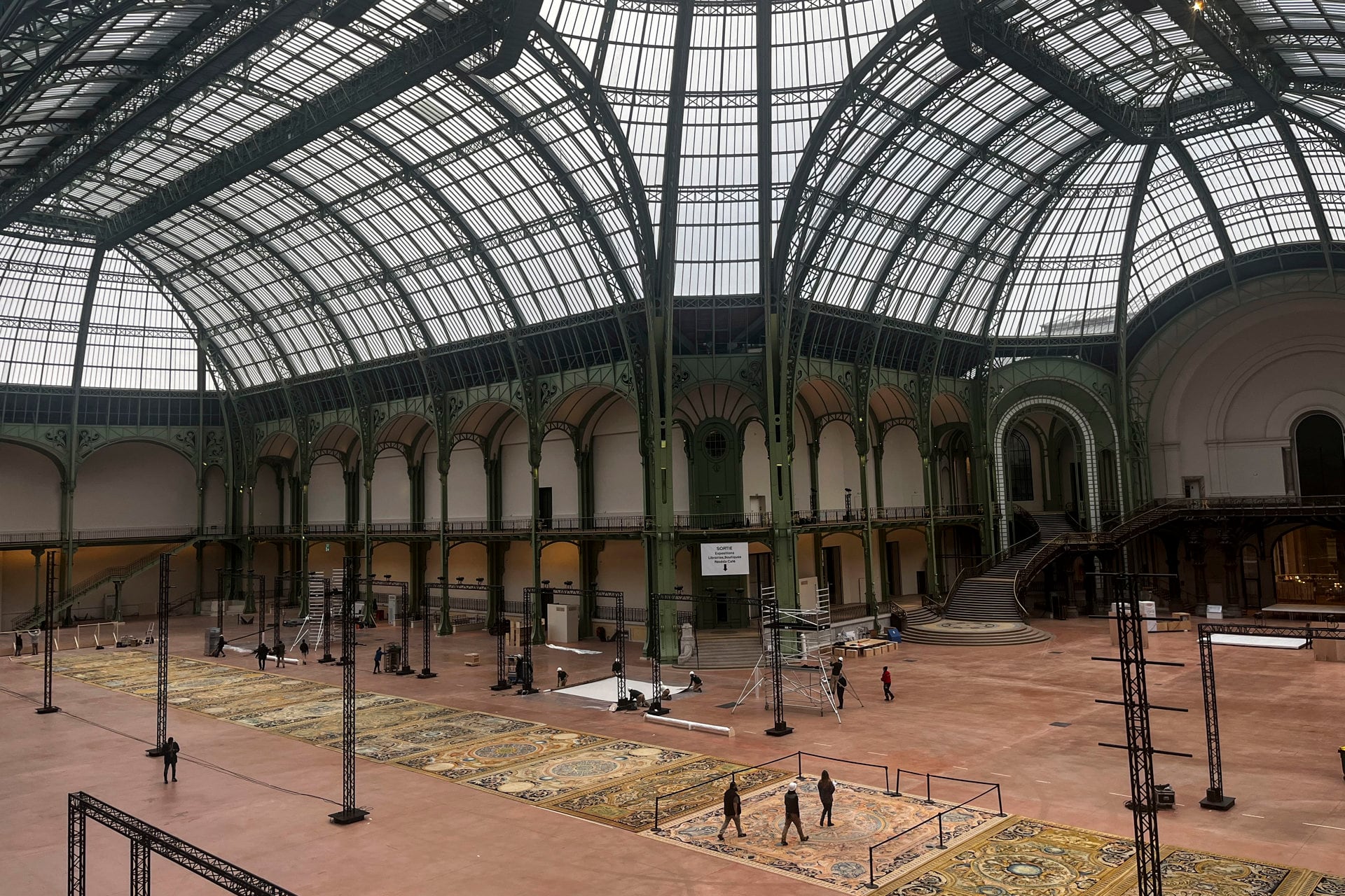 Una treintena de ellas se podrán ver excepcionalmente, durante tan solo una semana (del 1 al 8 de febrero), desplegadas de la forma más cercana a su intención original en la nave del Grand Palais de la capital francesa (Foto: EFE/ Nerea González)