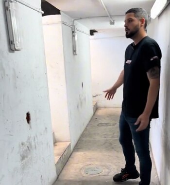 El pasillo central que conecta