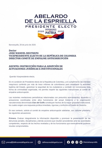 Abelardo de la Espriella - crédito @ABDELAESPRIELLA/X
