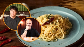 Con ajo, aceite de oliva, guindilla y agua de cocción puedes hacer la pasta más fácil y rica recomendada por Jordi Cruz y Gianni Pinto