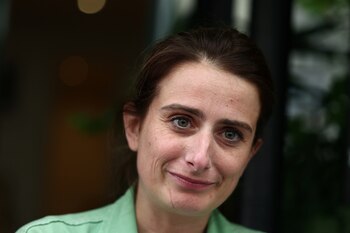 Marine Tondelier, secretaria de Los Ecologistas (REUTERS)