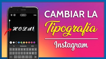Cambiar el tipo de letra en Instagram. (foto: YouTube)
