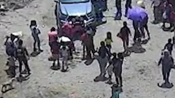 Escenas de pánico, gritos y