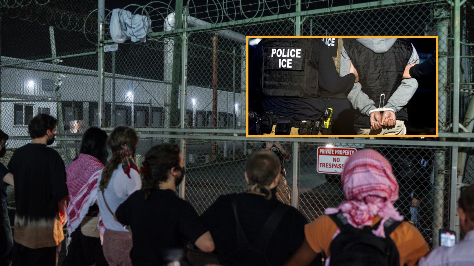 La colombiana Sofía Henao Naranjo también contó su testimonio tras sufrir maltratos en un centro de reclusión migratorio en EE. UU. - crédito Kevin Mohatt/Reuters y Olga Fedorova/ AP Foto