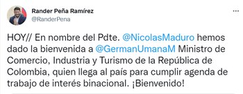 Rander , viceministro de relaciones