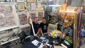 En la Galería Pólvora con