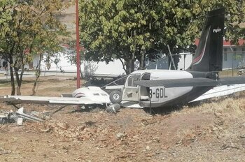 La avioneta en la que