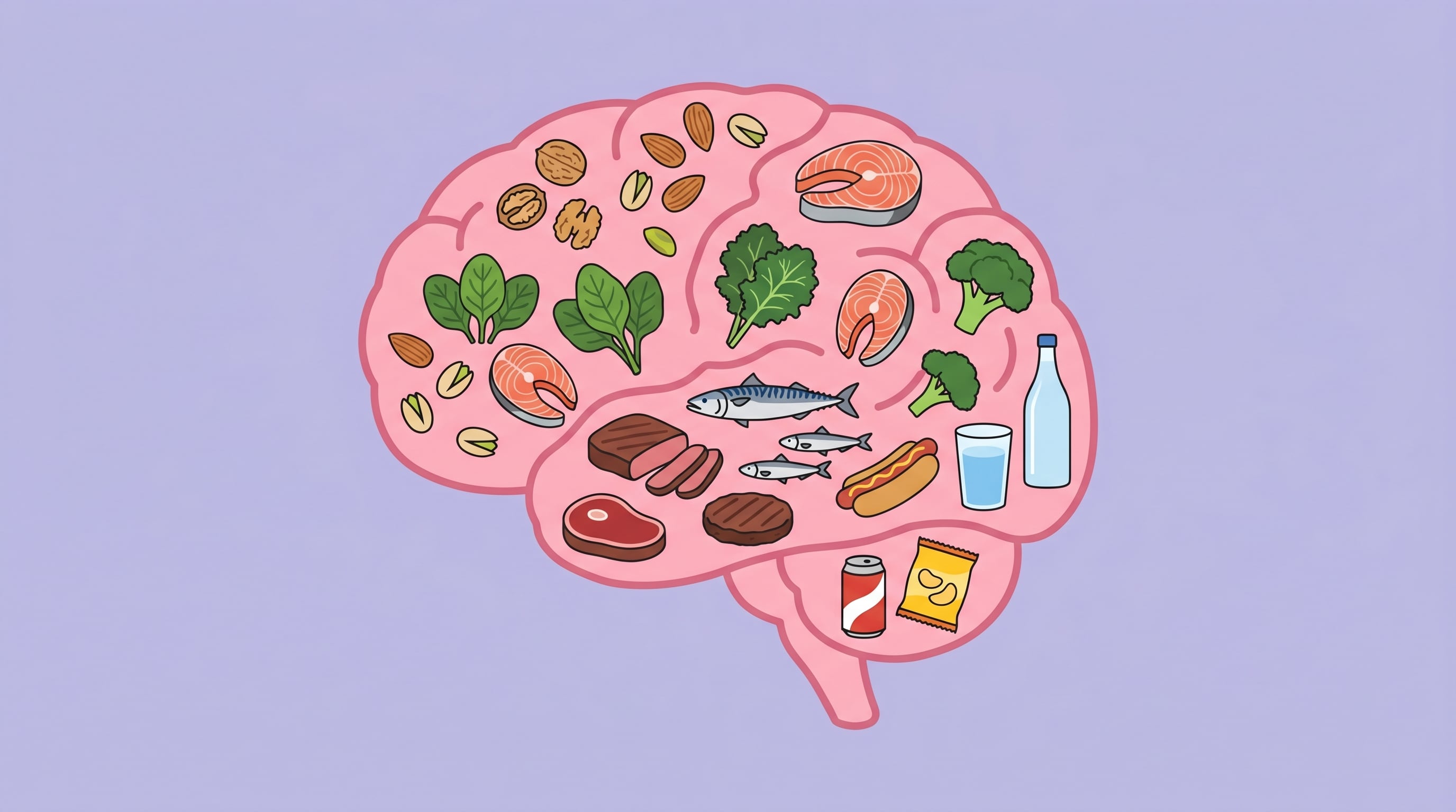 Hasta un 40% de los casos de demencia se vincula con factores modificables como la dieta y refuerza el papel de la nutrición en la salud cerebral (Imagen Ilustrativa Infobae)