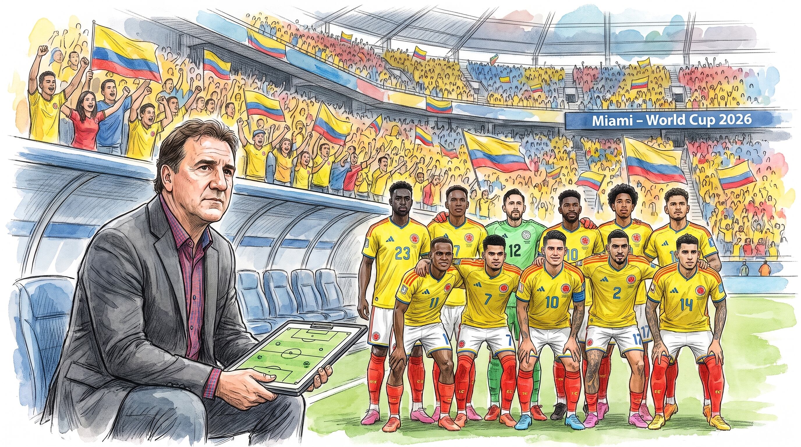 Néstor Lorenzo quiere asegurar el primer puesto del grupo K en el Mundial de Norteamérica 2026 - crédito Imagen Ilustrativa Infobae