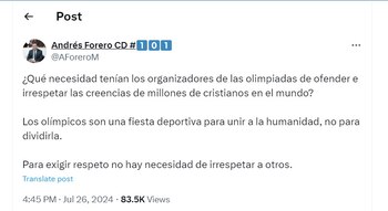 Andrés Forero habla de la