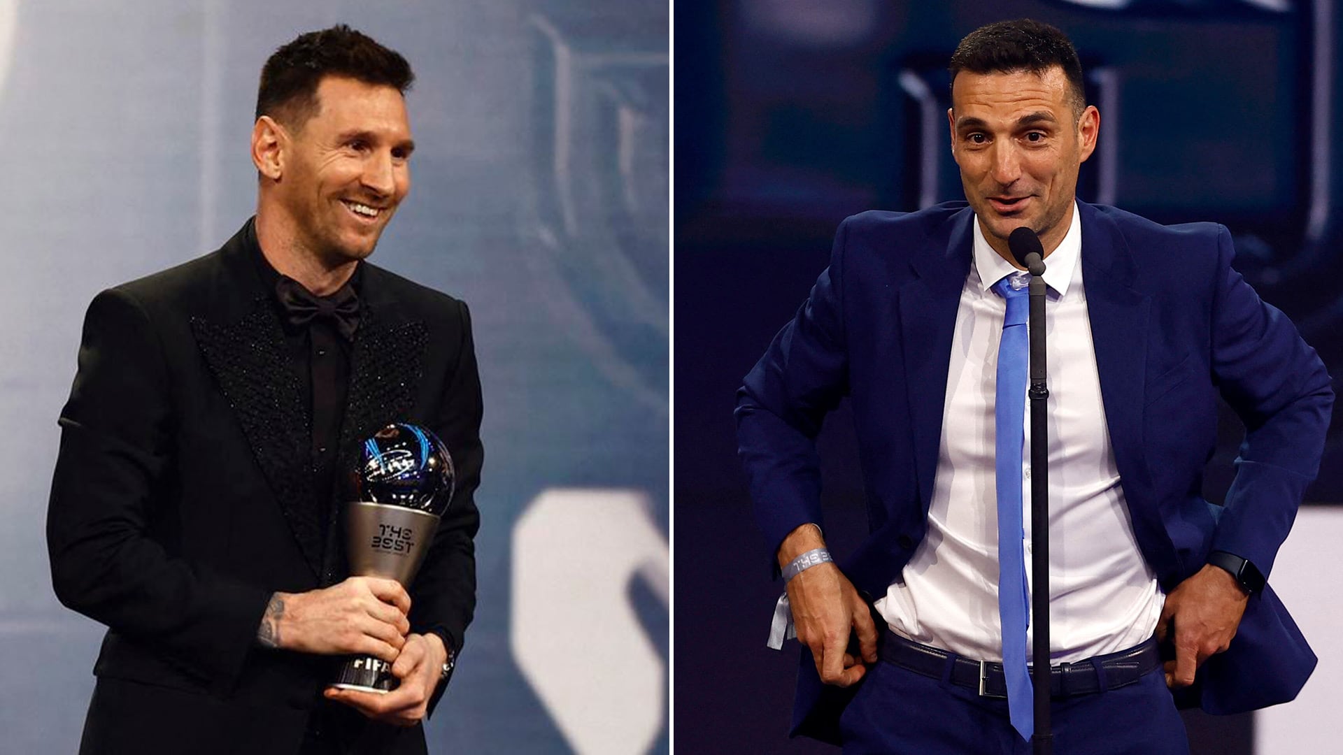 Lionel Messi y Lionel Scaloni se distinguieron con sus votaciones en el premio FIFA The Best