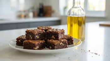 Receta de brownies sin manteca, rápida y fácil