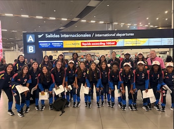 La selección femenina Sub-17 de Colombia debuta el 26 de abril ante Argentina en el Sudamericano de Fútbol en Paraguay.-crédito Federación Colombiana de Fútbol