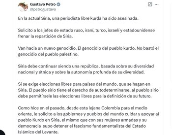 Petro sobre el asesinato de
