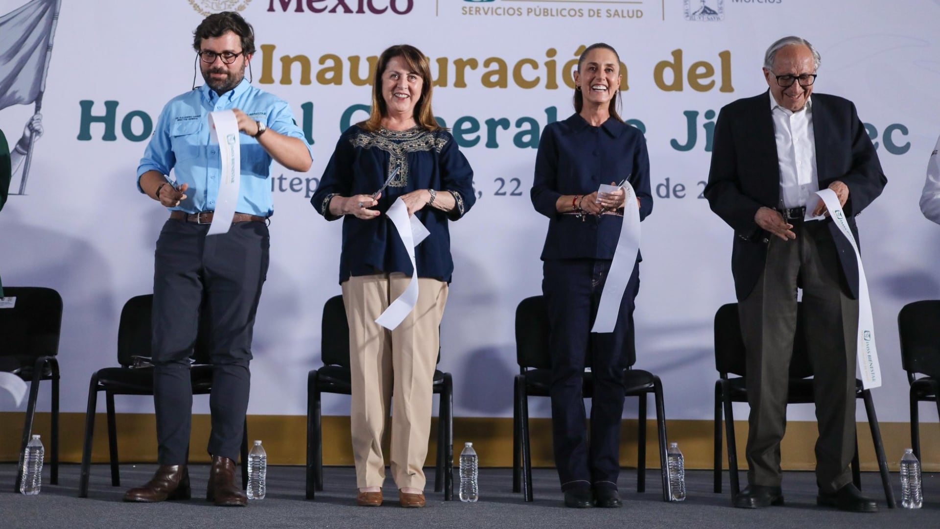 Claudia Sheinbaum inauguró un hospital del IMSS Bienestar en Morelos. (Foto: X/@GobiernoMorelos)