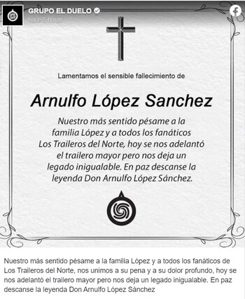 (Facebook/Grupo Duelo)