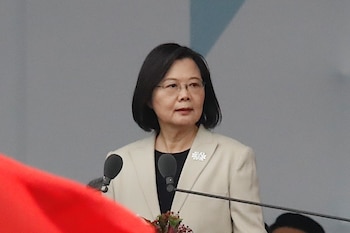 La presidenta de Taiwán, Tsai
