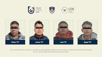 Detenidos por extorsión ligados a los UJ-40. Crédito: FGJCDMX