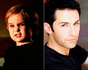 Miko Hughes siendo un niño