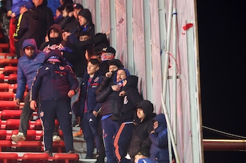 Los hinchas de la U