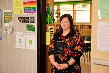 La maestra de inglés AP