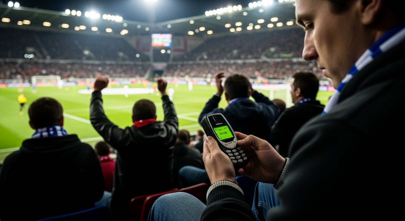 El Nokia 1100 se ha convertido en un objeto de colección, incluso para los fanáticos del fútbol. (Imagen Ilustrativa Infobae)