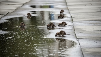 Plaga de ratas en la