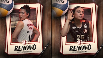 Universitario renovó a las hermanas Angélica y Estrella Bustamante para la Liga Peruana de Vóley 2026-27