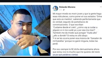 Rolando Moreno fue asesinado en