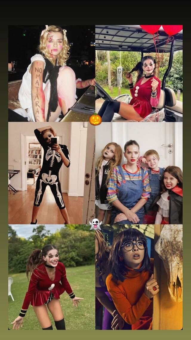 La China Suárez revivió sus mejores looks de Halloween