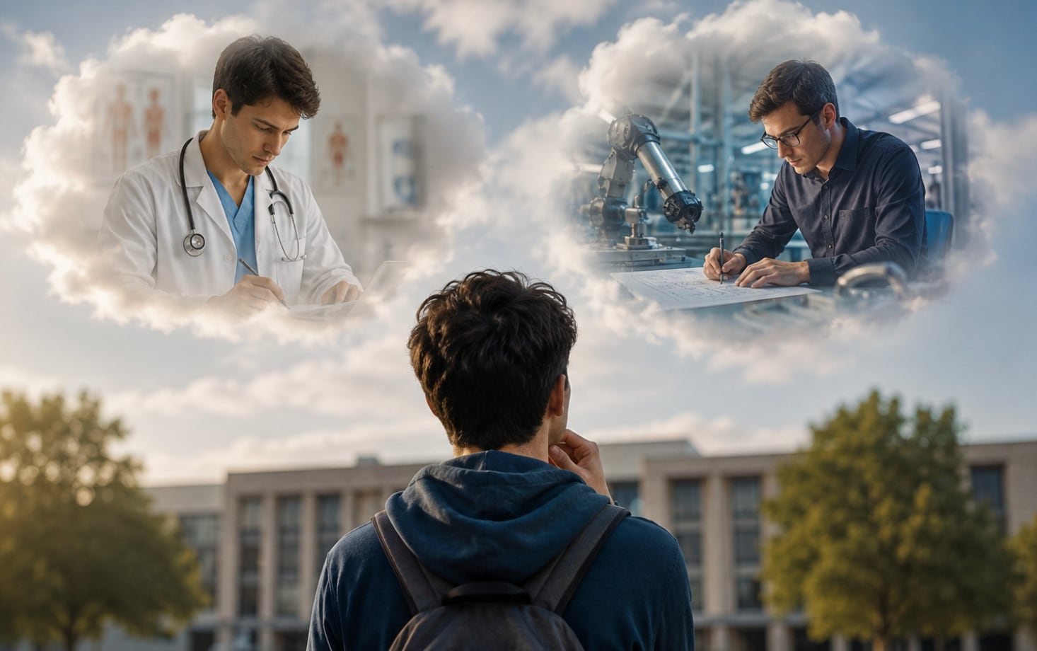 Ciencias de la Salud e Ingeniería y Arquitectura concentran el 56% de las preferencias vocacionales de los estudiantes consultados en la encuesta de PLASMA. (Imagen ilustrativa Infobae)