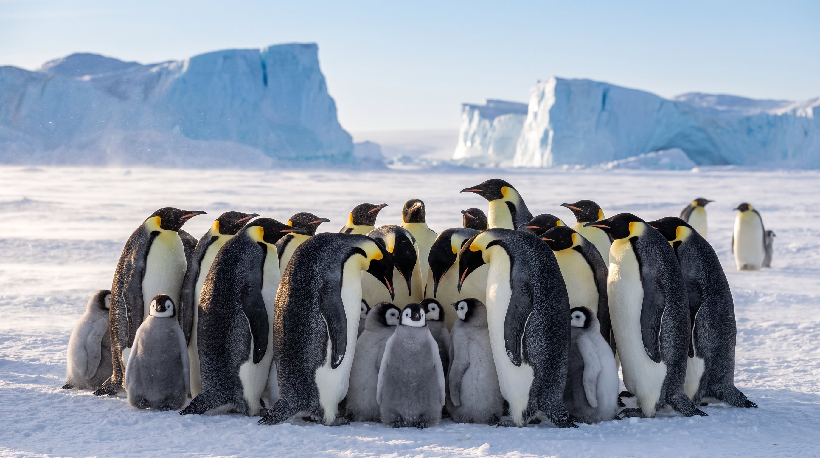 Macdonald señaló que el cambio de lugar de los pingüinos emperador puede ser una adaptación útil ante el aumento de la temperatura del océano (Imagen Ilustrativa Infobae)